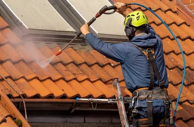Démoussage et hydrofuge de toiture à Uzemain